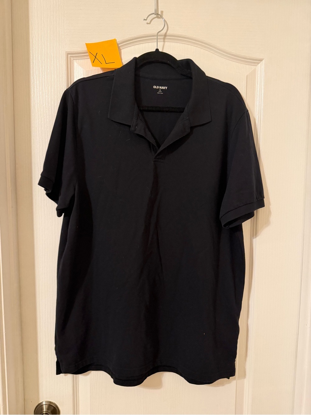 Old Navy Men's Black Polo - Short Sleeve Classic